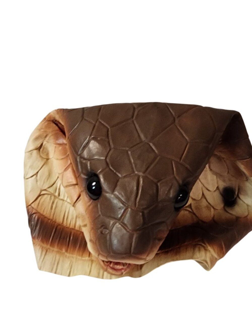 Xerial Realistic Scary Cobra Mask for Halloween Party Cosplay Costume